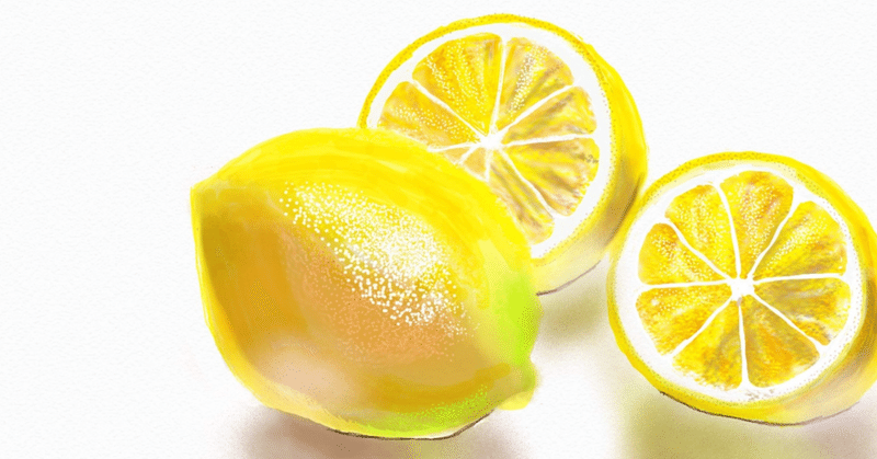 両手いっぱいの檸檬。