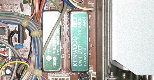 Kenwood TS-440Sにフィルターを装着する｜K. -h. I.