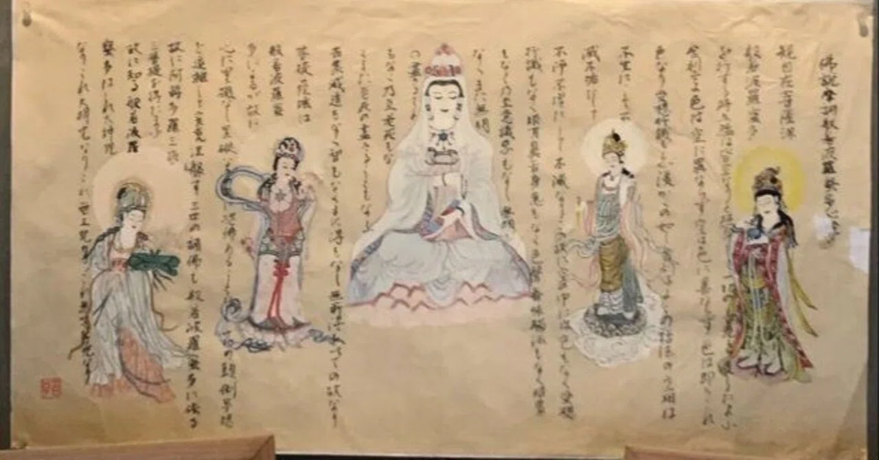 オリジナリティ溢れる作品制作 七福神の絵に神社仏閣の御朱印が彩を