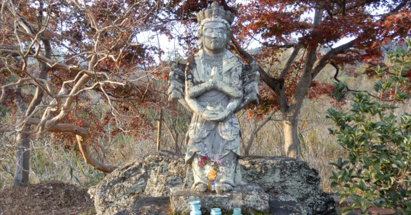京都の広沢池とステキな石仏たち｜睦夢夕