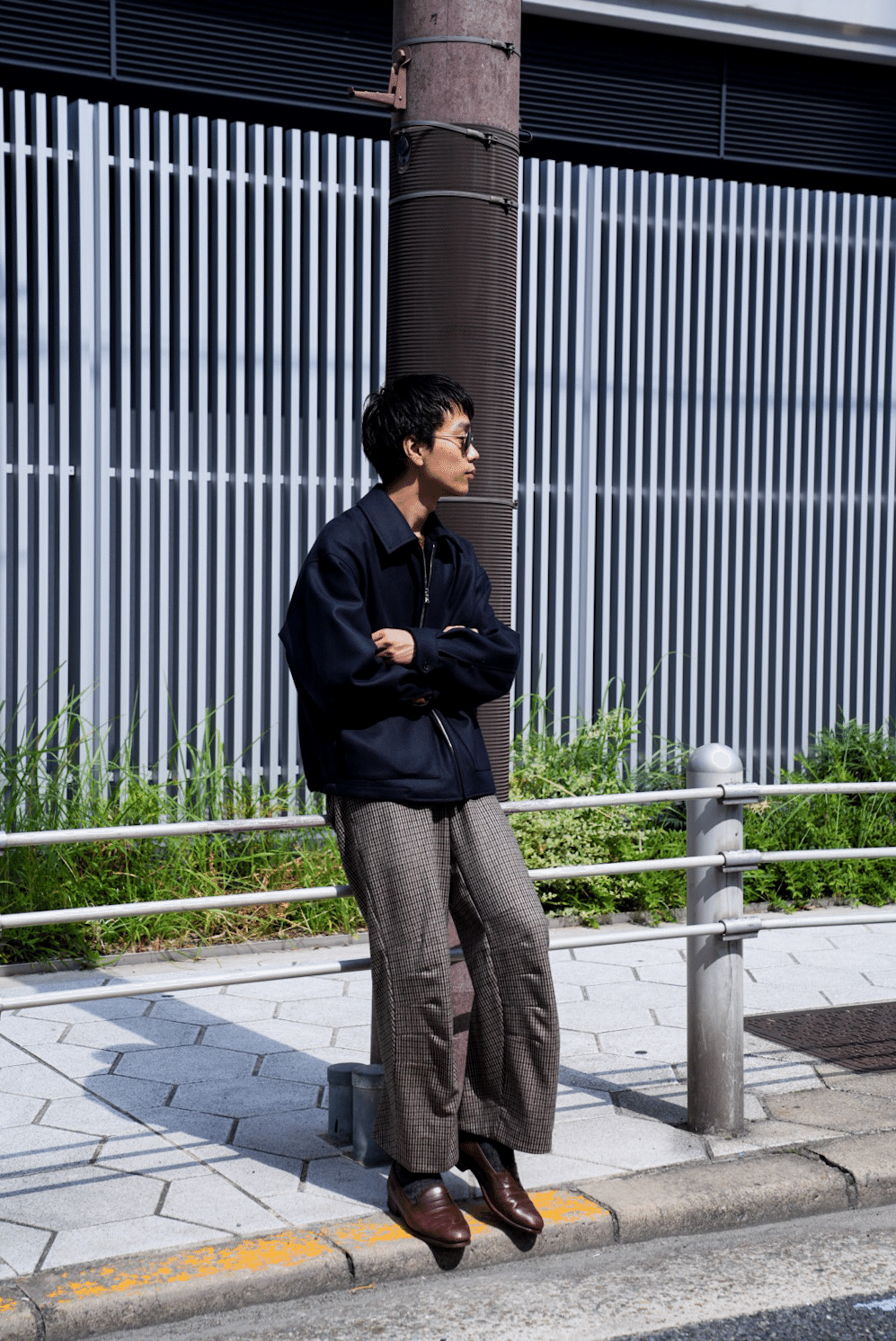 【タイムセール】 ULTERIOR ウールシルクツイードショールカラーコート だって着なきゃ始まらない｜y_s_k117