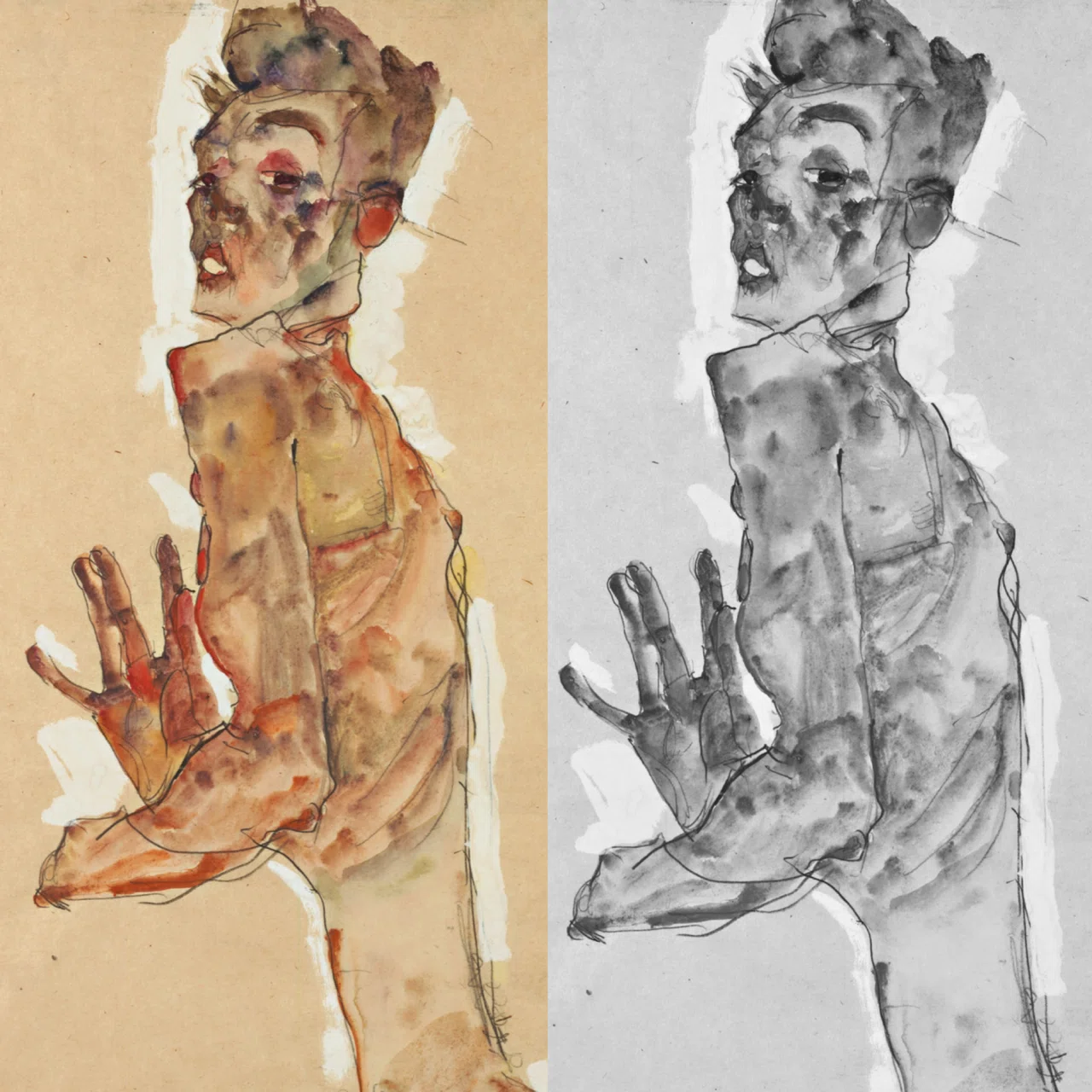 あの絵をモノクロにしてみたら…線が楽しい名画たち｜アートジェンヌ
