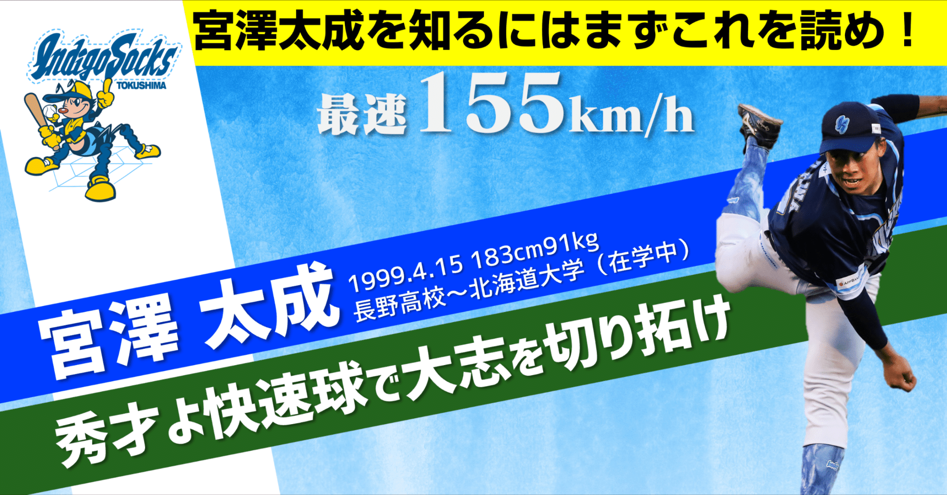 西武5位】「宮澤太成」を知るにはまずこれを読め！｜【公式】徳島