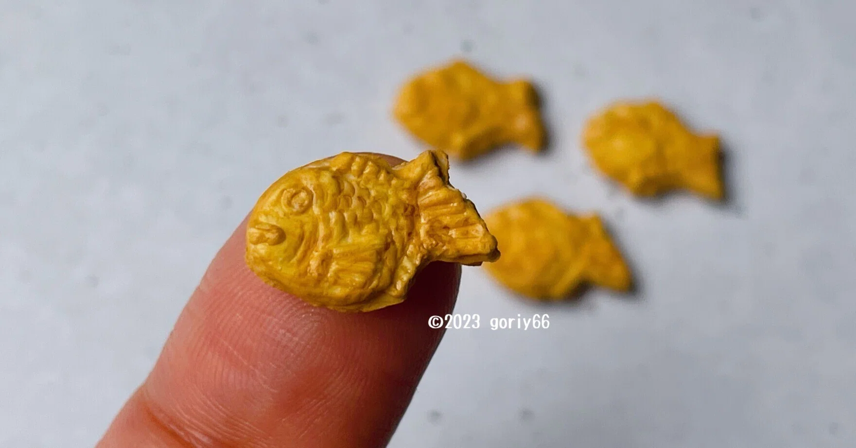 ミニチュア】原型からたい焼き作り🎣｜goriy66