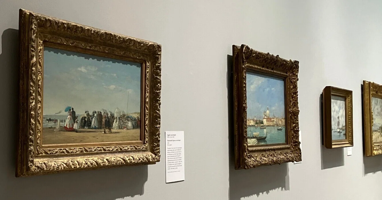 1867 空の王者 ブーダン トルーヴィルの浜 ｜あちこち てくてく