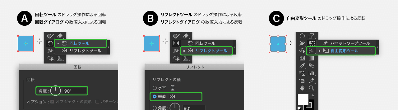 知っておこう Adobe Illustrator 回転 反転の問題点 宮澤聖二 Onthehead Note