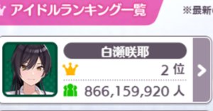 シャニマス】6thPカップ 白瀬咲耶1位になったVtuber備忘録【生魚雪