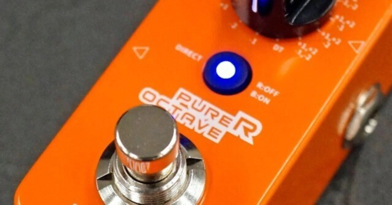 小さくても使いやすいポリフォニックオクターブ、Mooer PURER OCTAVE