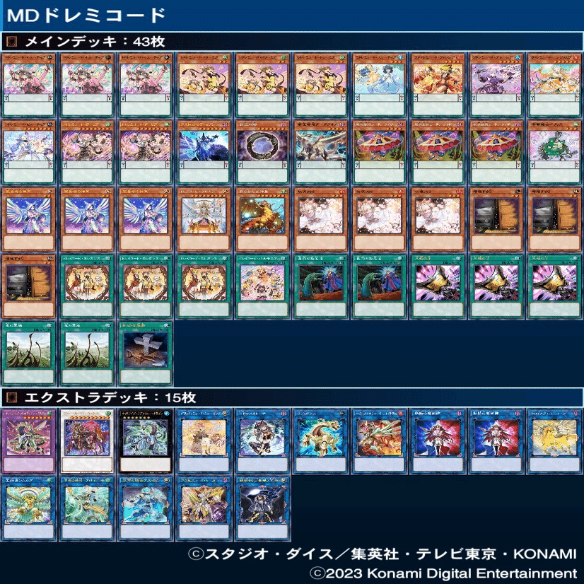 マスター1到達！つよつよドレミコードの構築解説！【遊戯王マスター