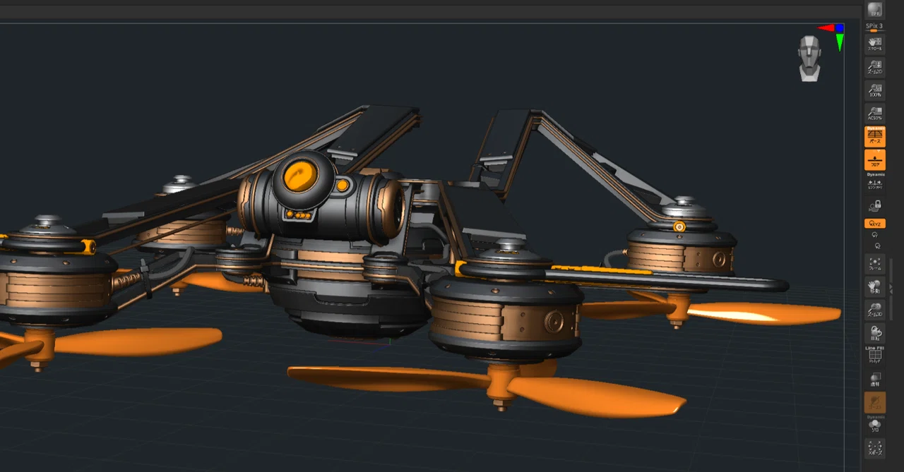 Zbrush2023 Zベンチマークを試す｜マッキー