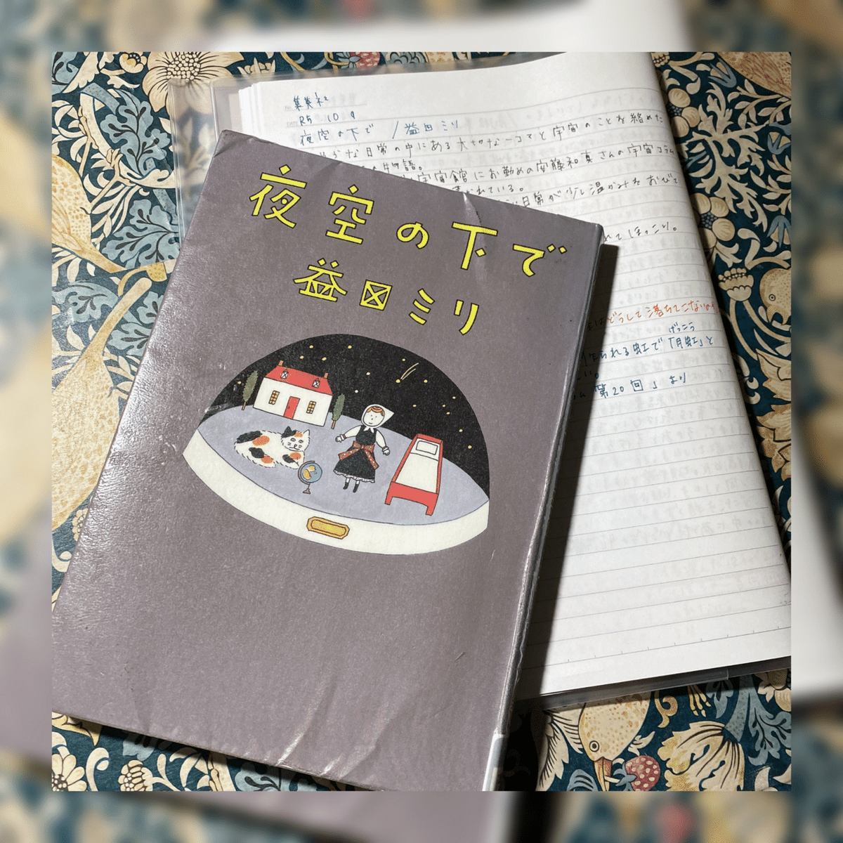 夜空の下で/益田ミリ｜菜穂☽︎‪︎.*·̩͙‬ 