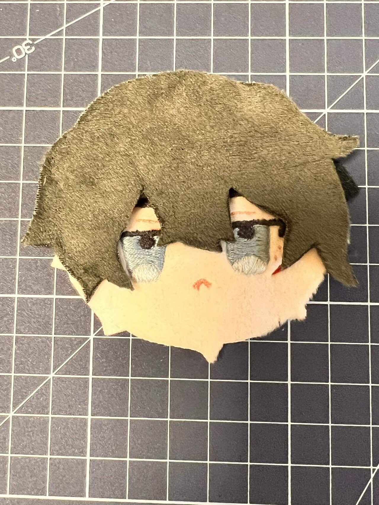 か*ん様 髪型を変えれるぬいぐるみ　自作ぬい　11cm 推しぬい理想の「お顔」「髪型」つくりかたBOOK もっとかわいく