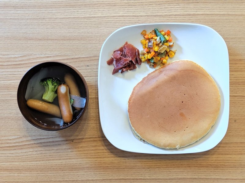 5 26のごはん 献立提案と簡単なレシピ ホットケーキ ウインナーのスープ 卵かけご飯など ふぉれ App Engineer Party Note