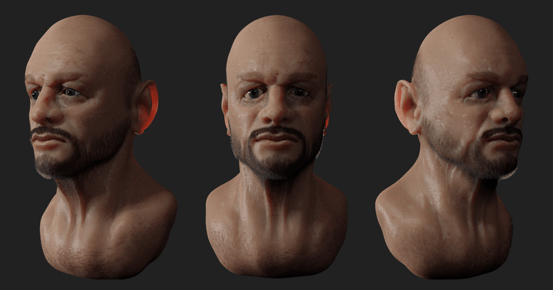 Blender 3D / Progress in sculpting