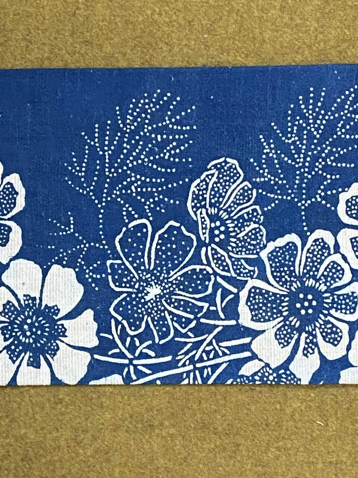 釜我敏子型絵染名古屋帯｜夢吉きもの