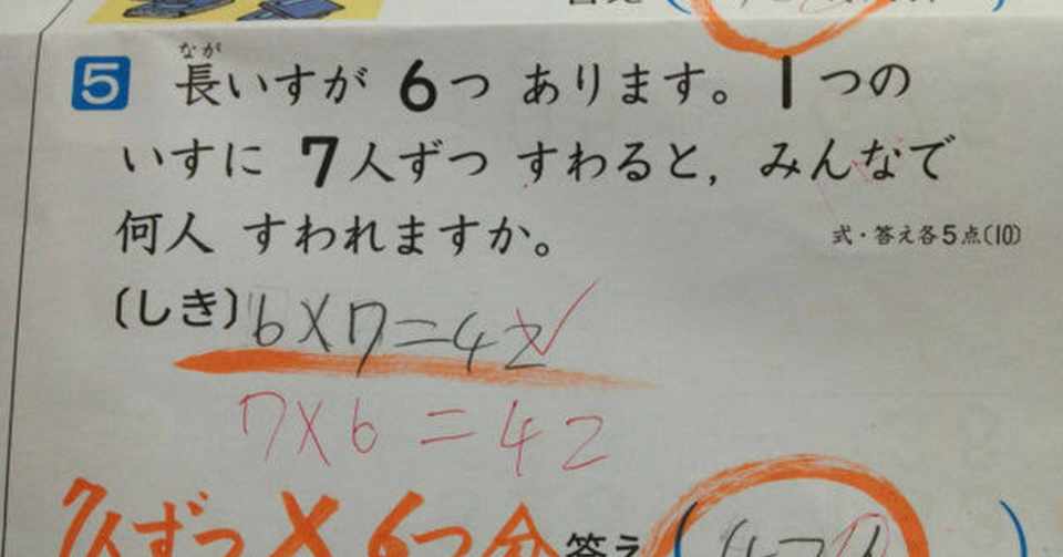 掛け算順番の悪しき公式は実は逆の意味の方が 便利で言語的2 100 150