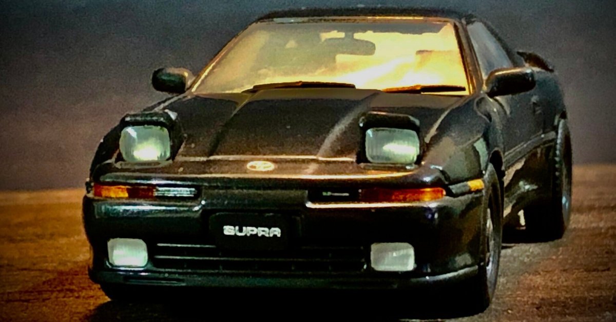 かわいい！ エブロ1/43トヨタスープラ2.5GTツインターボR1990グリーン｜てO ミニカー