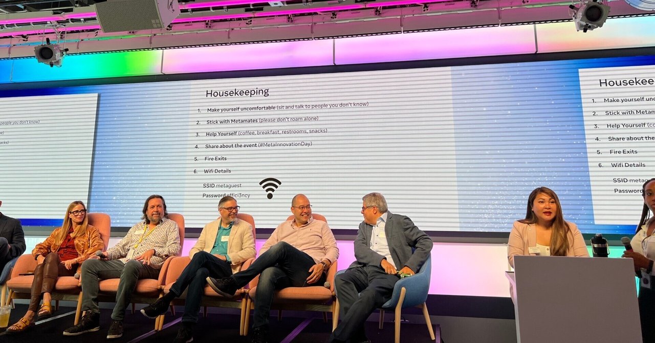 meta innovation dayの全て(全スライド付き)|Taiga Kobayashi