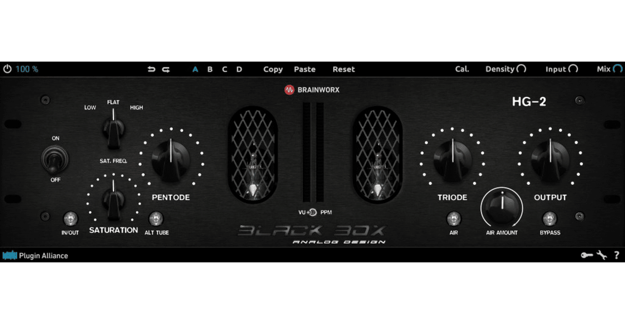 Plugin Alliance Black Box Analog Design HG-2 マニュアル 部分和訳