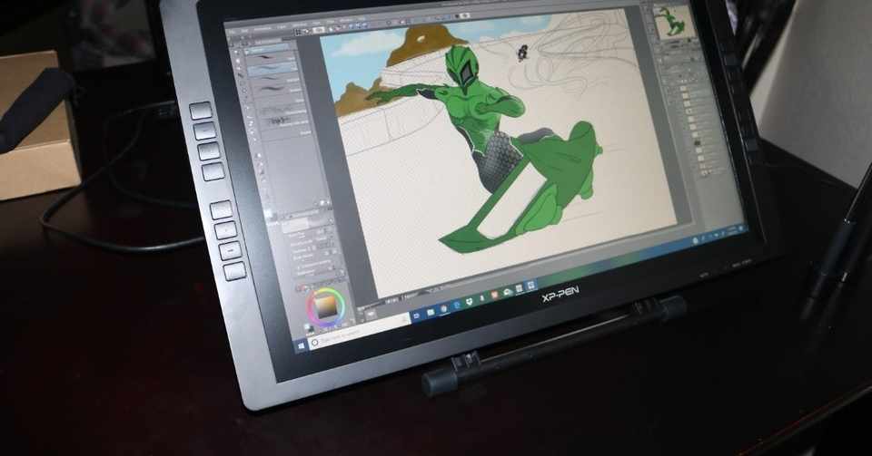 Tabletă Grafică Desen Xp Pen Artist 22e Pro Cu 22 Inch Display Pentru Animatie Tabletagrafica Note