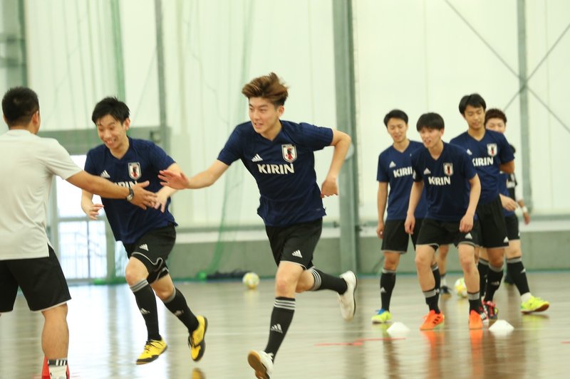 U 日本代表 立川合宿スタート Afcフットサルu フットサル選手権へ本格的に始動 河合拓 Futsalx Note