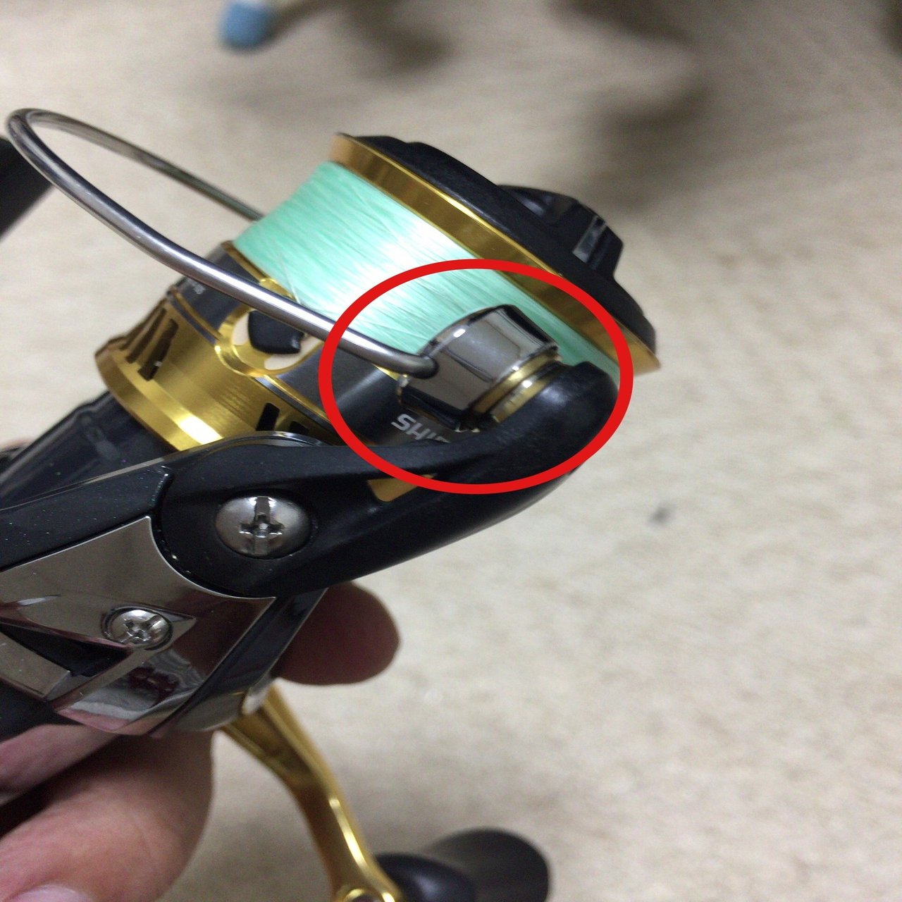 高切れのホントの理由は・・・。シマノさん、17サハラが困ったことに