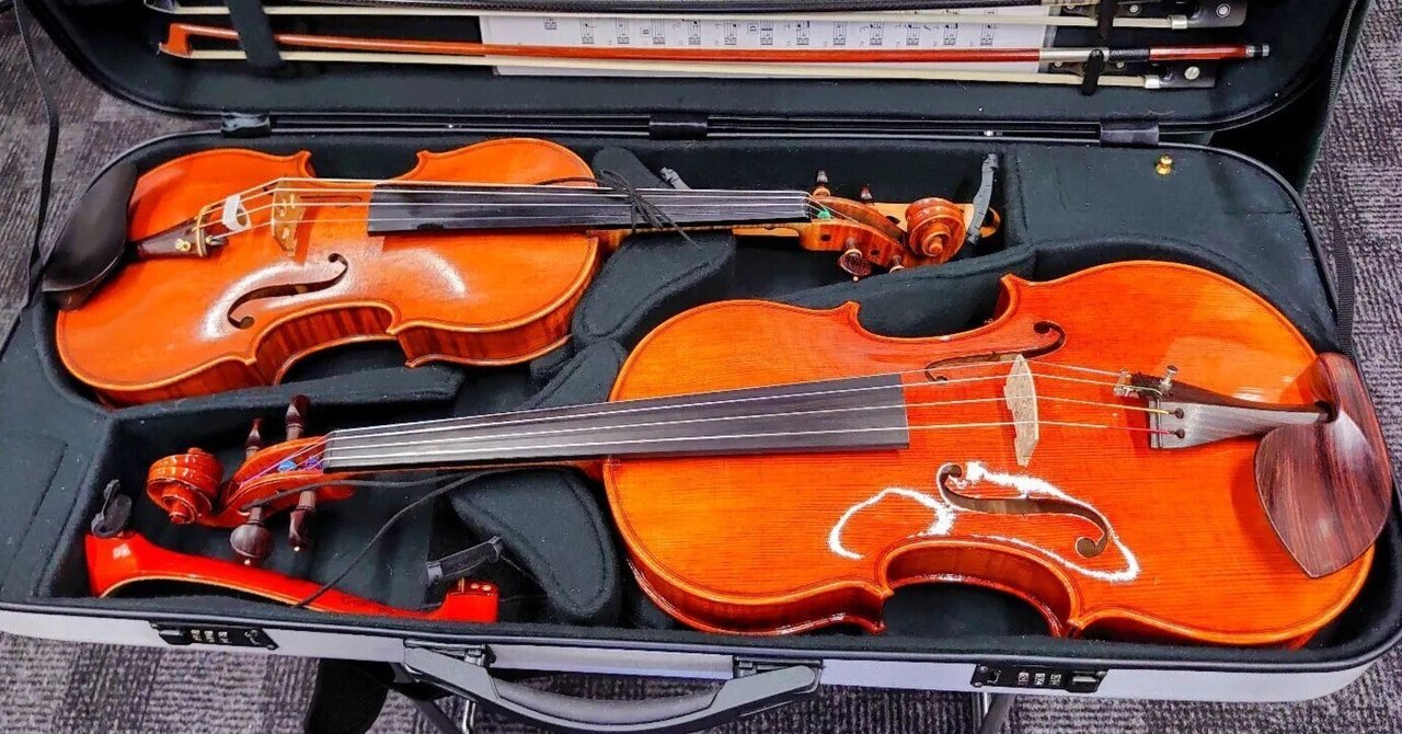 弦楽器の展示会の話｜中山 ただし