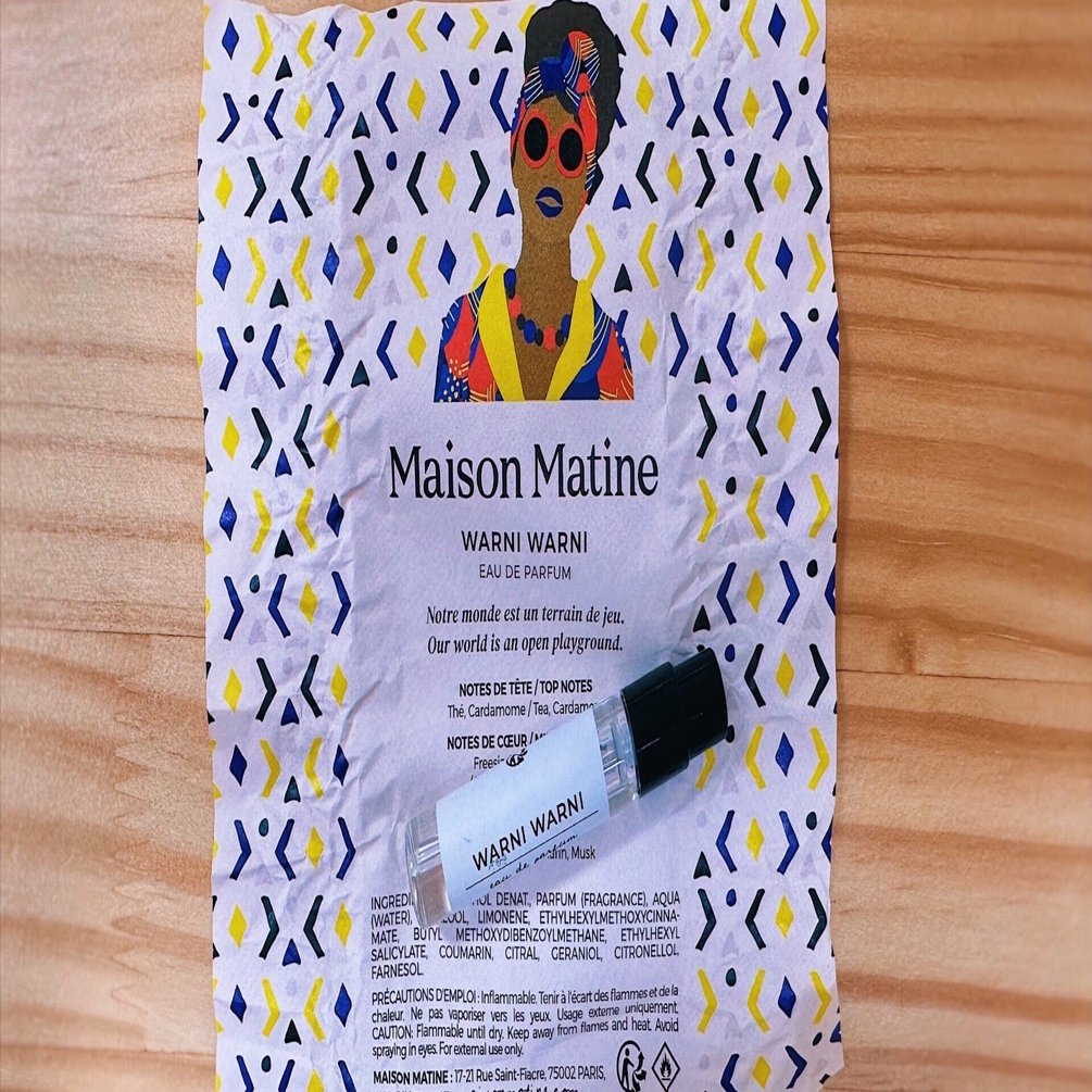 香水覚書】メゾン マティン｜ワルニ ワルニ｜ことり