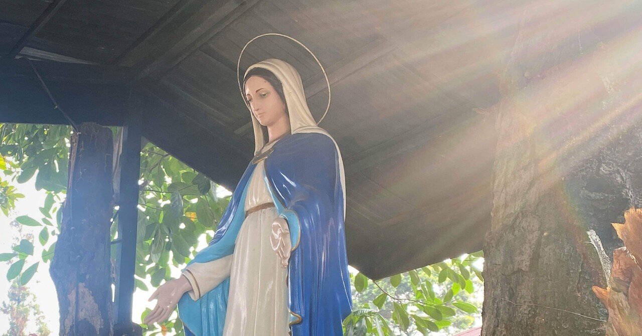 聖母マリアのご保護を求める祈り（聖ベルナルド）｜長崎編みロザリオ