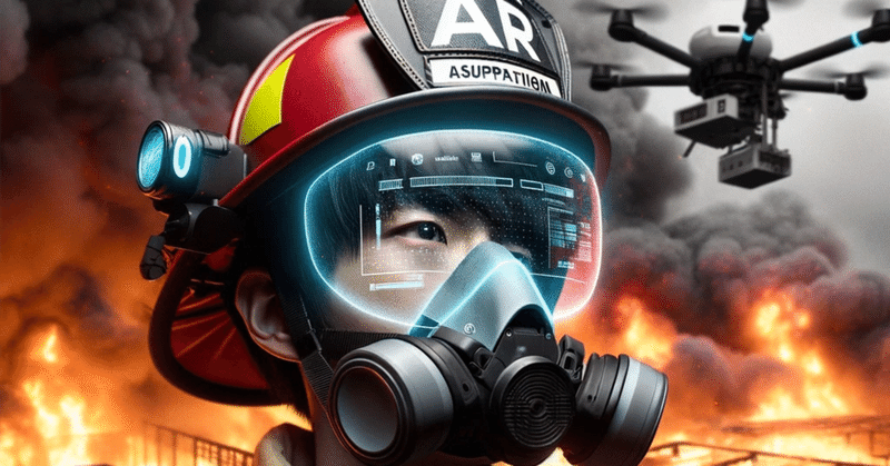 「2040年の労働環境」をテーマにした小説をAIに考えて貰った：(5)消防士「炎の中のハーモニー」