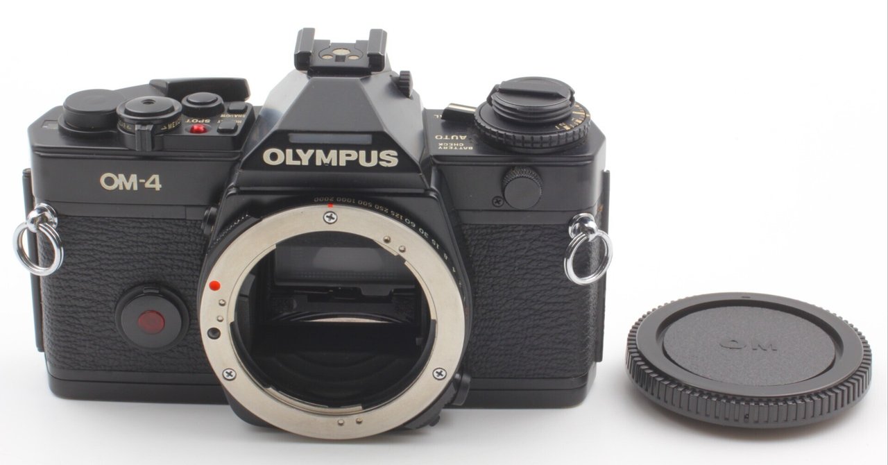 【動作未確認】OLYMPUS オリンパス OM-4 Ti OLYMPUS OM-4 Ti ブラックボディ 元箱付 オリンパス (52986
