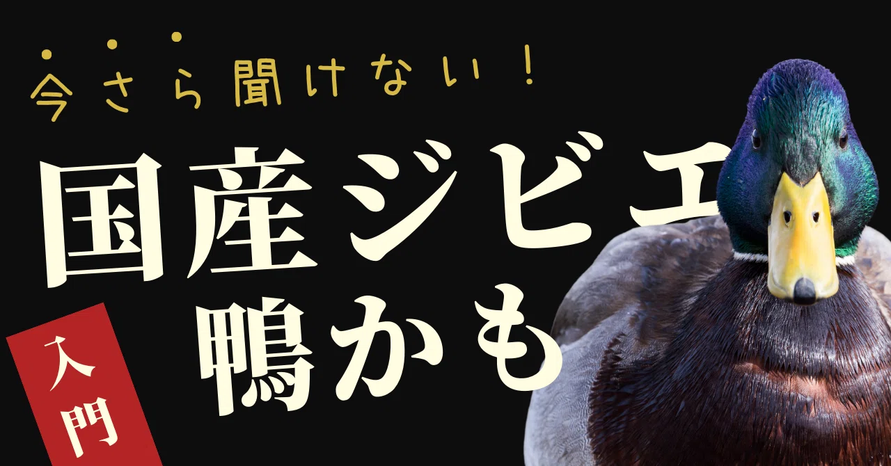 今さら聞けない○○シリーズ【国産ジビエ 鴨〜基本編〜】読んで学ぶ