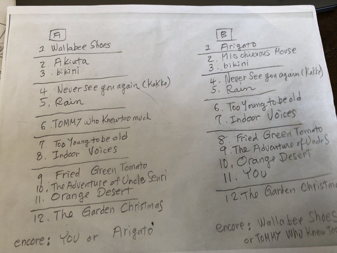 セトリ通信(7) 'Senri Trio' Japan Tour 2019｜SENRI OE 大江千里