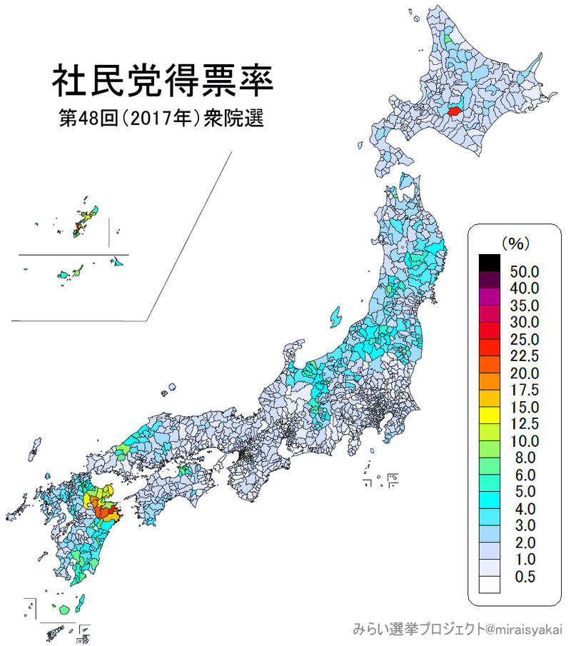 有権者数に応じて日本地図を変形させたら政党の地盤はどう見えるか 武器としての世論調査 番外編 三春充希 はる みらい選挙プロジェクト Note