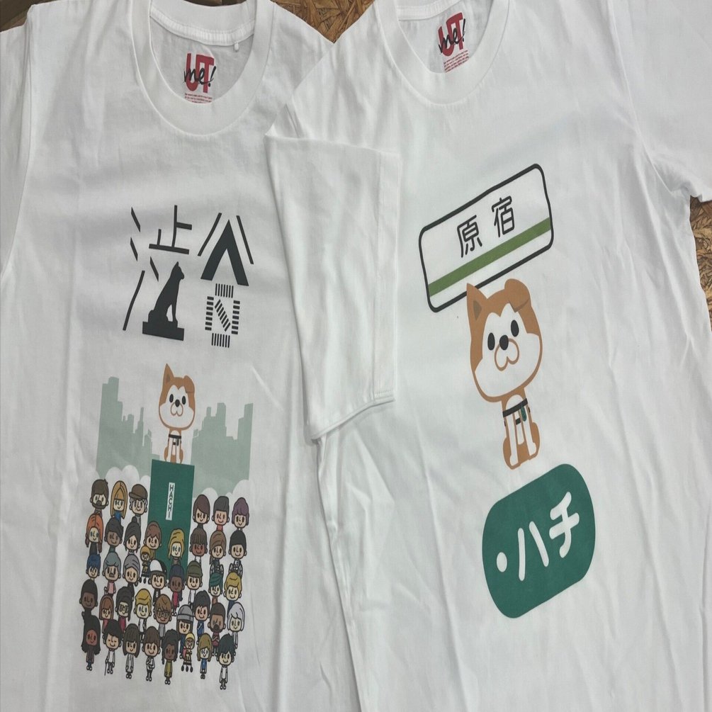 ユニクロ 原宿店、道玄坂店限定！SHIUBYA♡HACHIのユニクロ「UTme