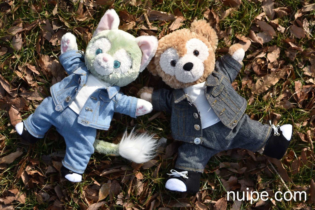 ジェラトーニサイズ】デニムジャケットの型紙｜ぬいぺ｜ぬい服の先生