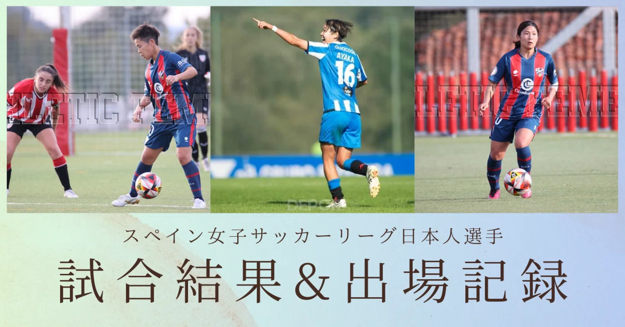Minote 45 10/21,22試合結果🇪🇦🇯🇵Huescaは桑原茜2ゴール、井上萌1ゴールで今季初勝利!!|minote
