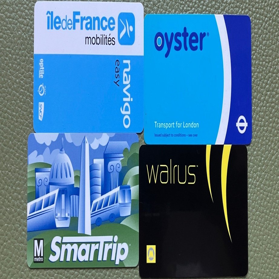 世界各国の交通系IC 世界の交通系カード1 パリ、ロンドン、ワシントンD.C.、リバプール