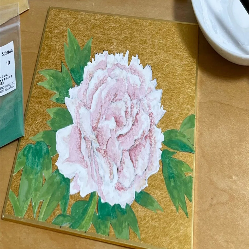 日本画風の絵を水彩絵具やアクリル絵具で描くための勉強と実験｜マキバドリ