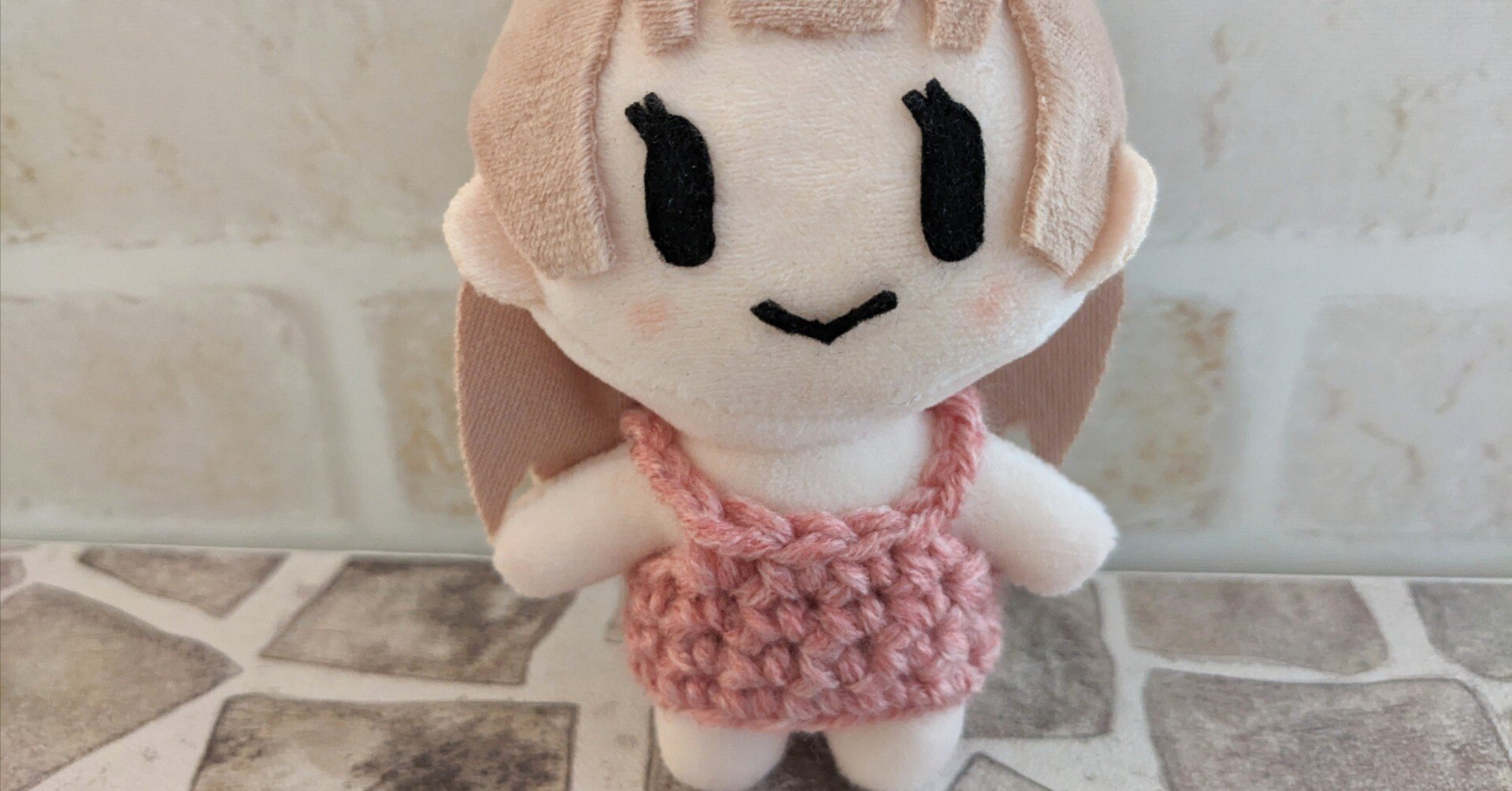 かぎ針】編み物初めてさん向け③ 筒状に編む ぬい用 かんたんな服