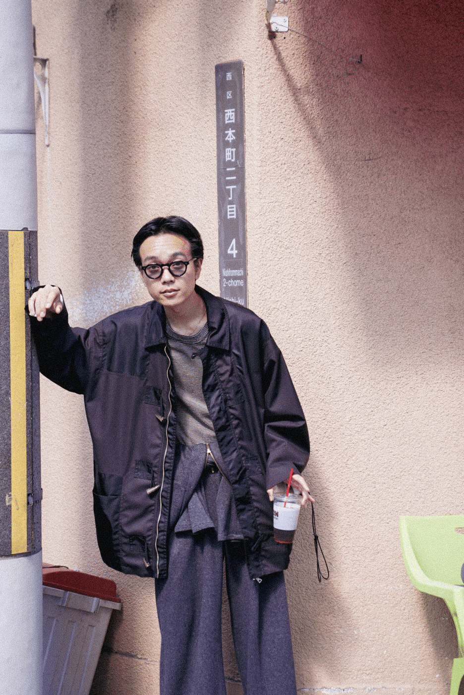 m's braque ジャンプスーツ ダークネイビー エムズブラック 別注 m's braque -JUMP SUIT for 1LDK AOYAMA HOTEL- - 1LDK AOYAMA