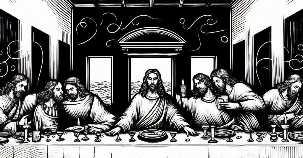 最後の晩餐』の絵について｜adel(創作頑張る！）