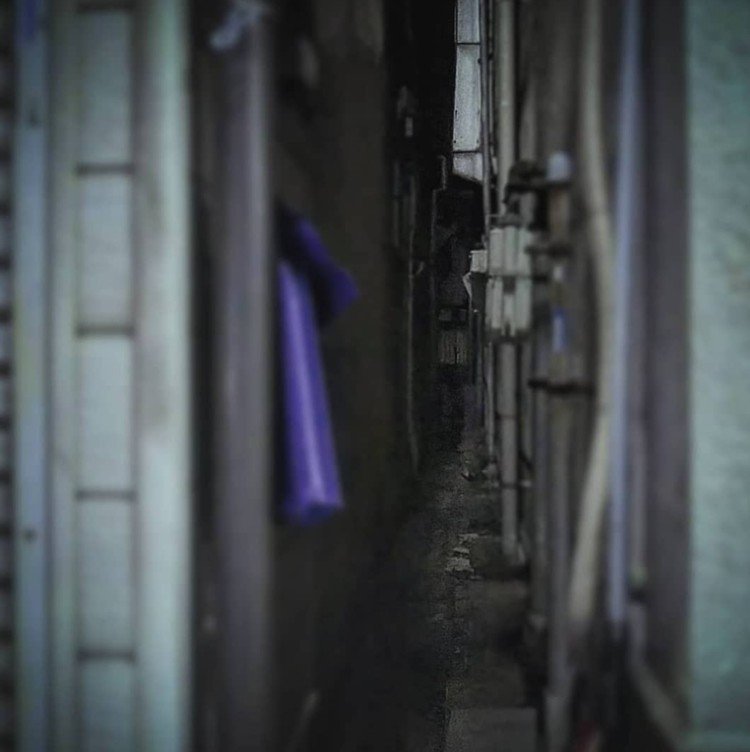 日本は狭い。だからこそ家と家にスキマがある。これは自分のお気に入りのスキマ。黙視できない暗さだったが、奥行きや繊細なところまでしっかりとカメラは捉えていた。被写界深度も気持ちいい。