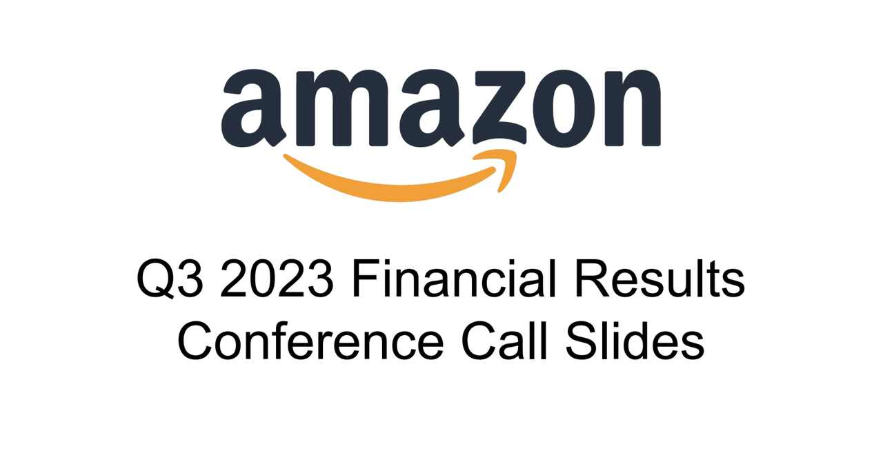 Inc. (AMZN) Q3 2023 Earnings Call Transcript（翻訳）｜シェットランドシープドッグ