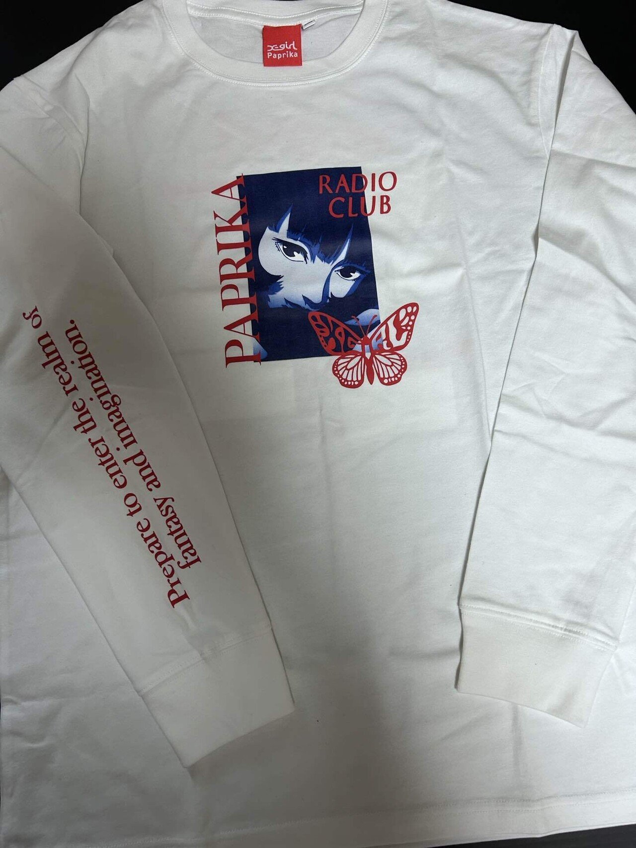 X-girl × PAPRIKA パプリカ 今敏 コラボ ロングTシャツ X-girl × PAPRIKA パプリカ 今敏 コラボ ロングTシャツ