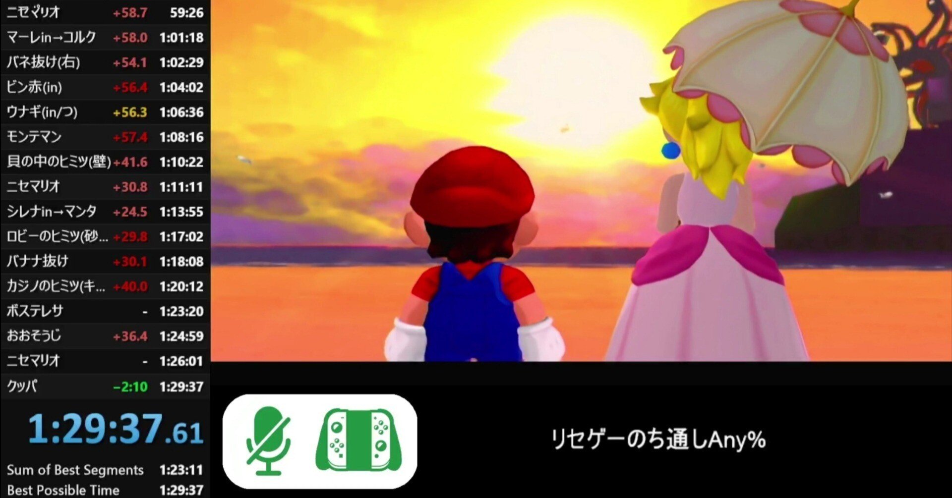 マリオサンシャインAny%RTAで90分切りするまでの175時間+αの記録｜みそ