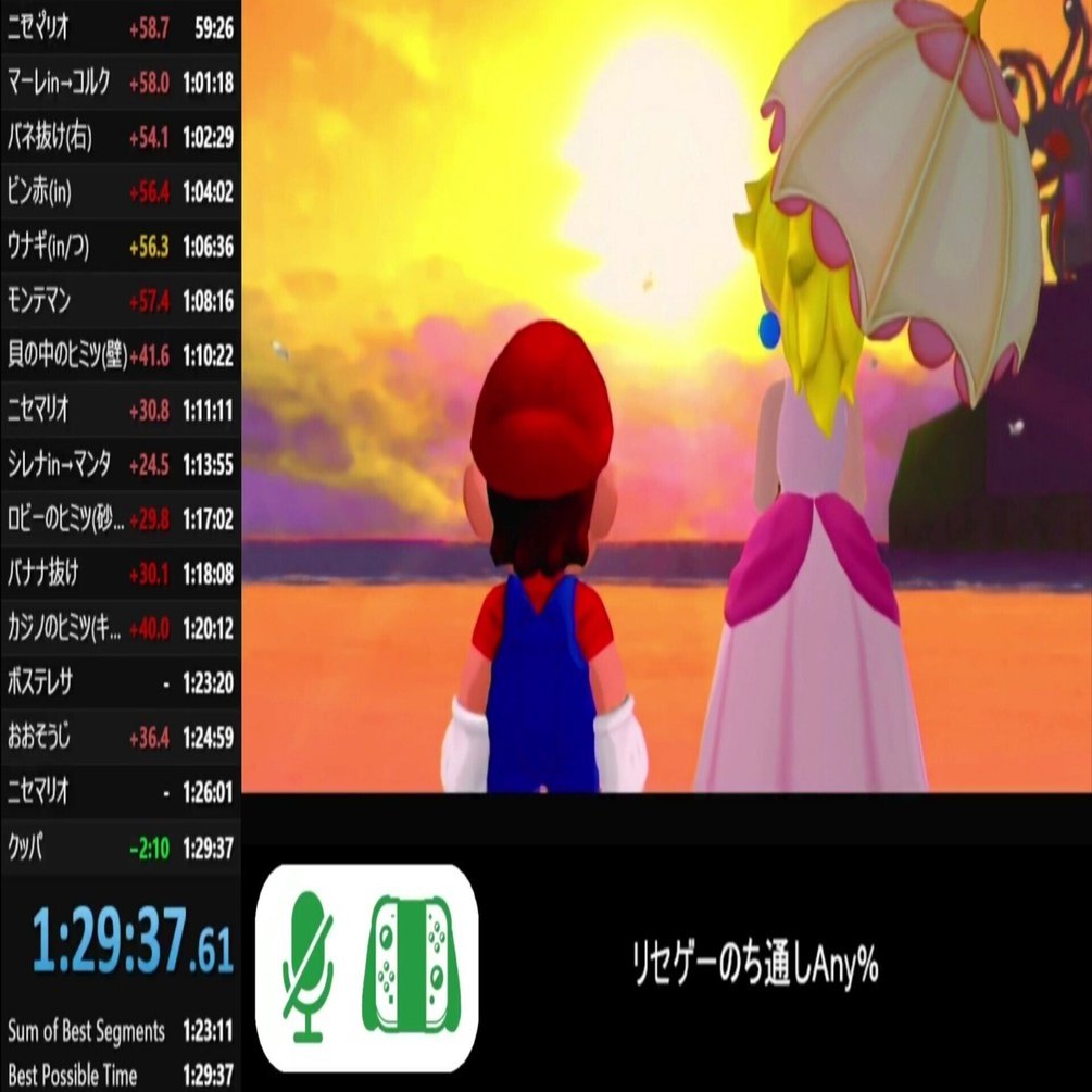 マリオサンシャインAny%RTAで90分切りするまでの175時間+αの記録｜みそ