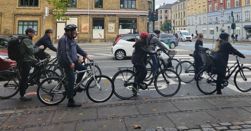 一人一人が街乗りのプロ ~欧州自転車旅1日目（コペンハーゲン編）~