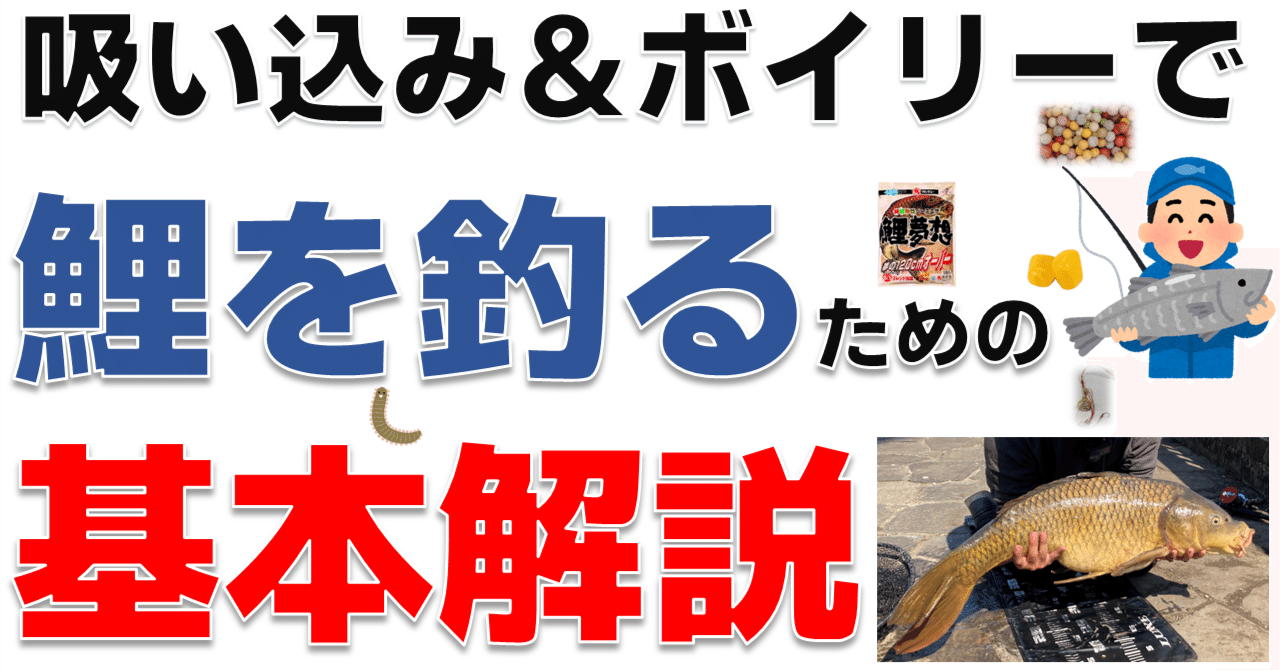 10分で理解！メーターオーバーの巨鯉を釣り上げる確率が最も高い釣り方