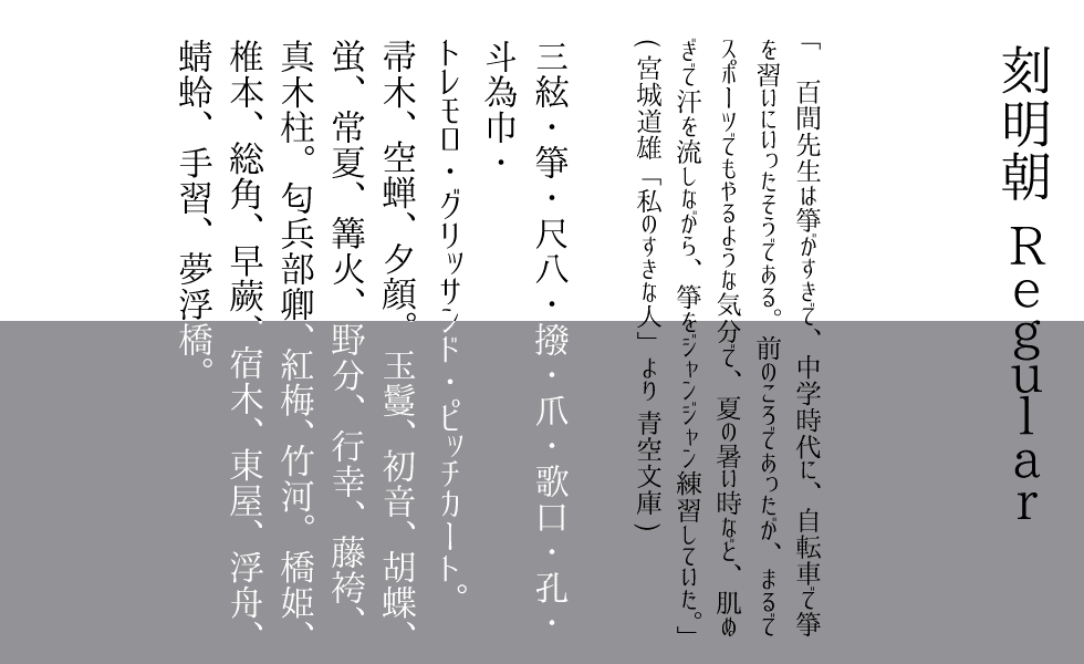 和風のデザインに合うフォントを探す M Inata Note 和風のデザインに合うフォントを探す M Inata Note